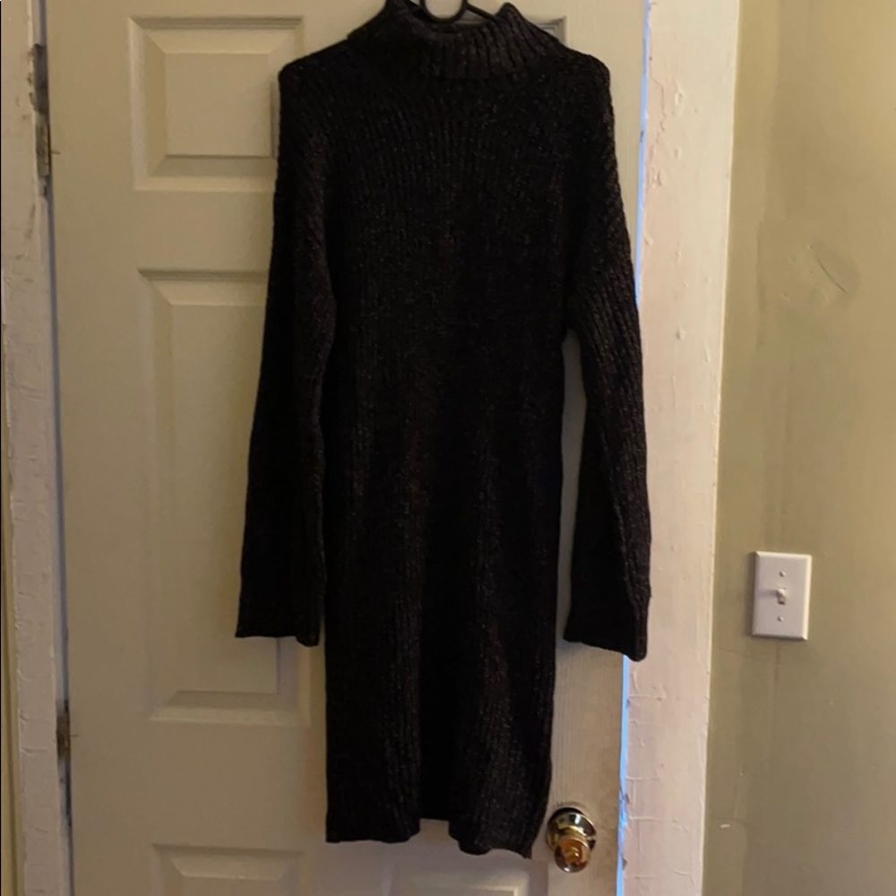 A new midi sweater dress that has never been worn.